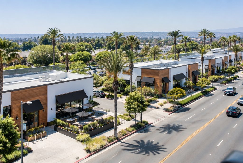 Franchise storefronts in California